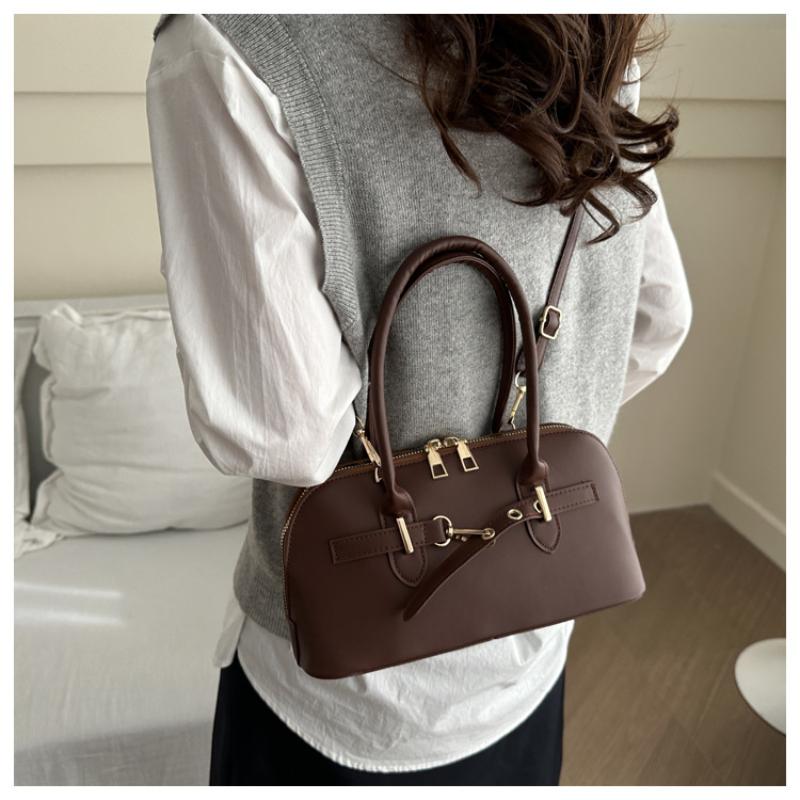 Women'S Able Handbag Retro Style Crossbody Bag For Commuting Soft Pu Shoulder Bag