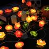 Fall Decor Lights, LED Thanksgiving String Lights, Pumpkin, Maple Leaf, Acorn ,Light for Autumn Home Indoor Decor