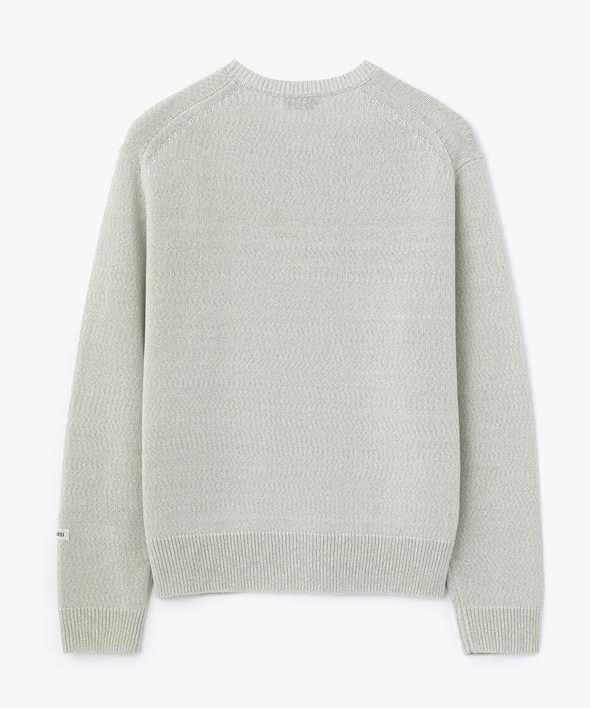 Leumadeu Stand Round Cardigan - Light Grey