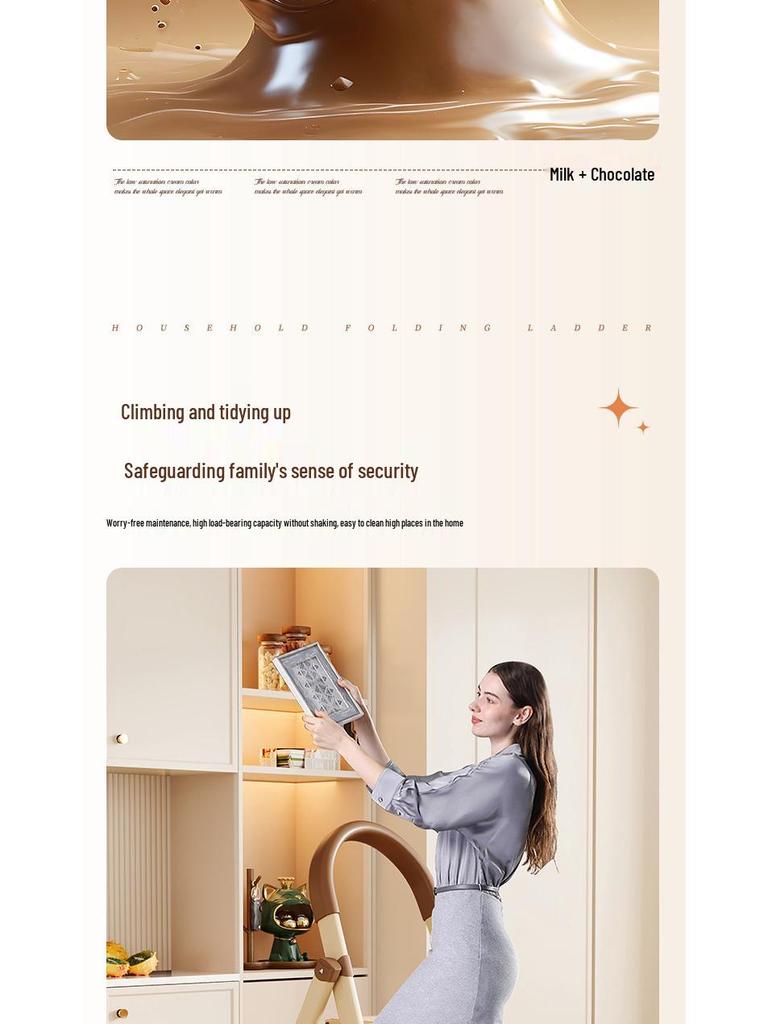 Carbon Steel Telescopic Folding A-Frame Ladder & Clothes Rack
