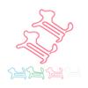 100pcs Dog Shaped Paper Clips Slip Resistance Exquisite Cute Paper Clips for School Office