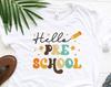 Custom Grade Shirt, Hello First Grade T-Shirt, First Day Of School Shirt, Back To School Shirt, Hello Kindergarten Preschool Pre K Shirt