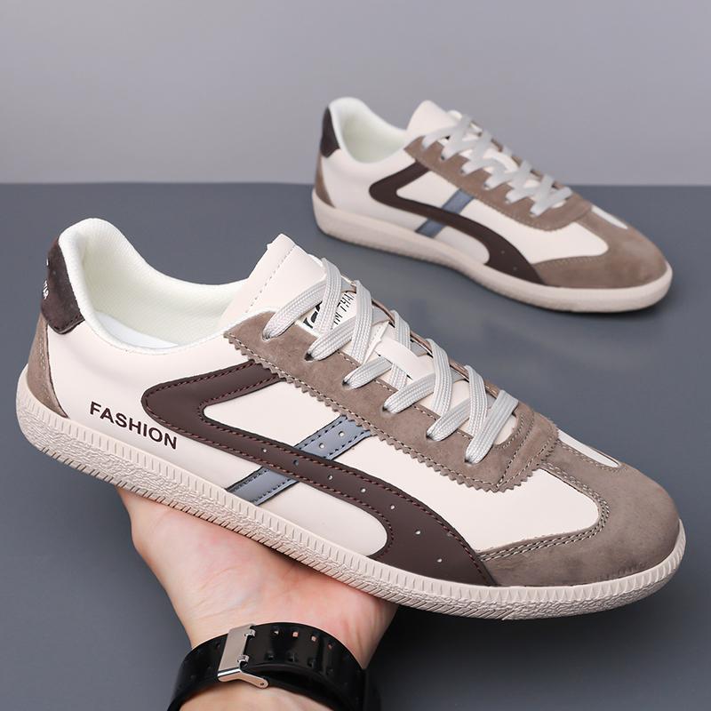 Fashion Mens Lace-Up Flats 2025 Men's Breathable Walking Shoes Lightweight Casual Sneakers Non-Slip Comfortable Athletic Shoes for Men
