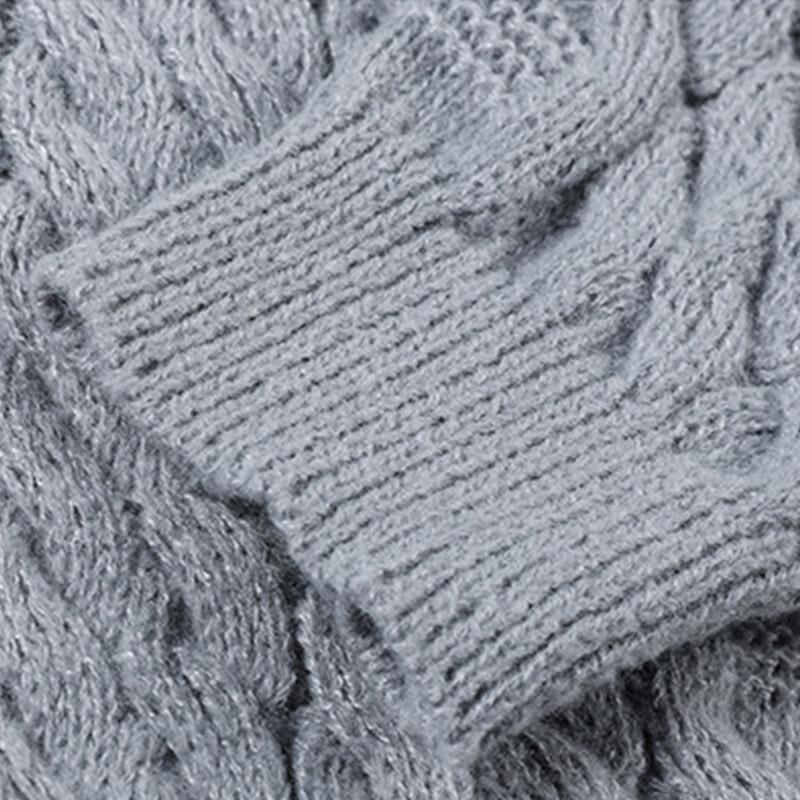 Jeanswest Men's High-Neck Solid Color Pullover Sweater