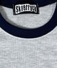 SK8ER ROCK Pocket Ringer T-Shirt ((Melange Gray*Navy))