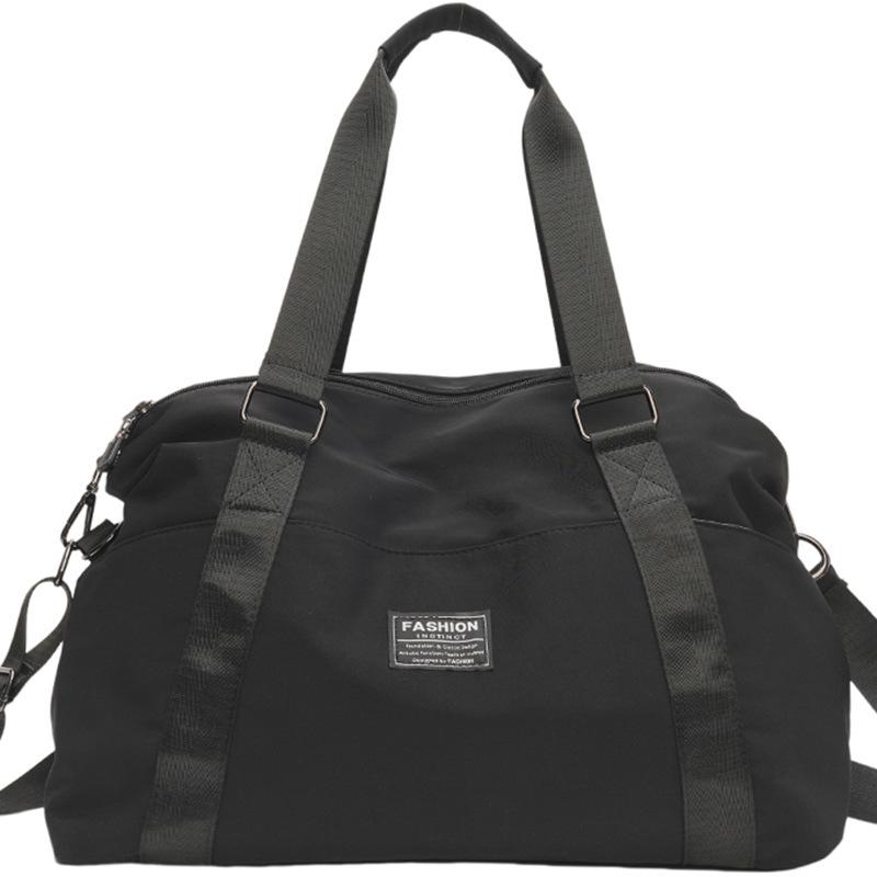 Men and Women Same Style Multi-pocket Travel Lightweight Storage Handheld Travel Bag Sports Gym Bag Can Be Used To Pull Rod