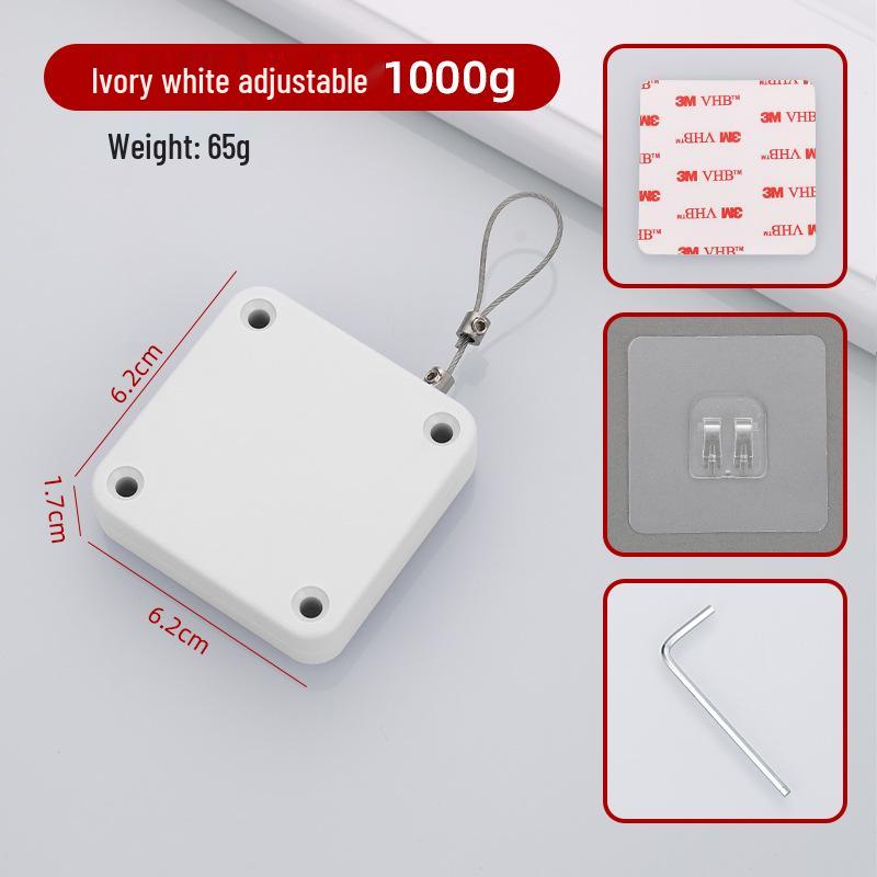 Silent Automatic Punch-Free Door Closer with Buffer