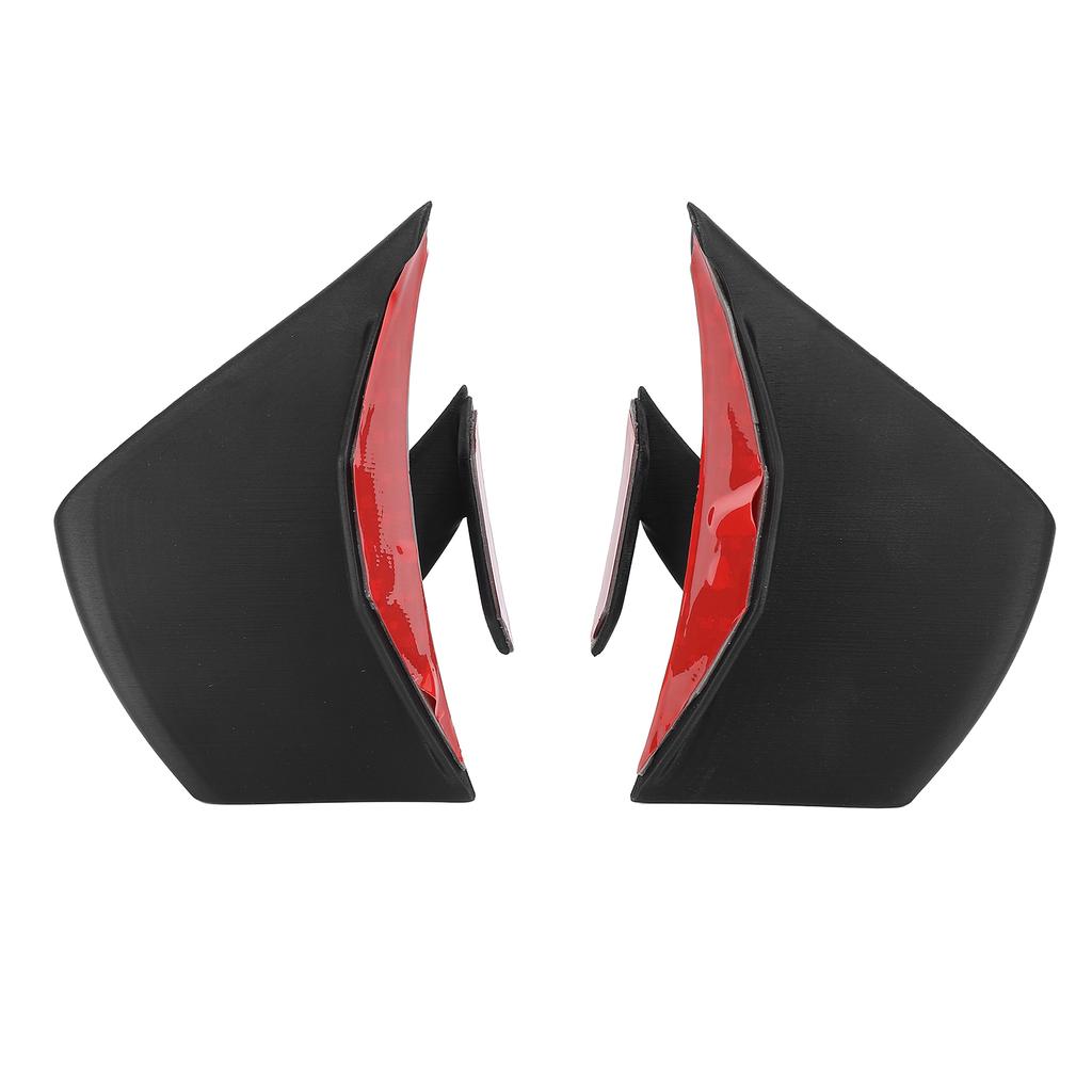 1 Pair Motorcycle Winglet Fairing Reduce Vibration Enhanced Aerodynamics Matte Black Replacement for Suzuki R1000R