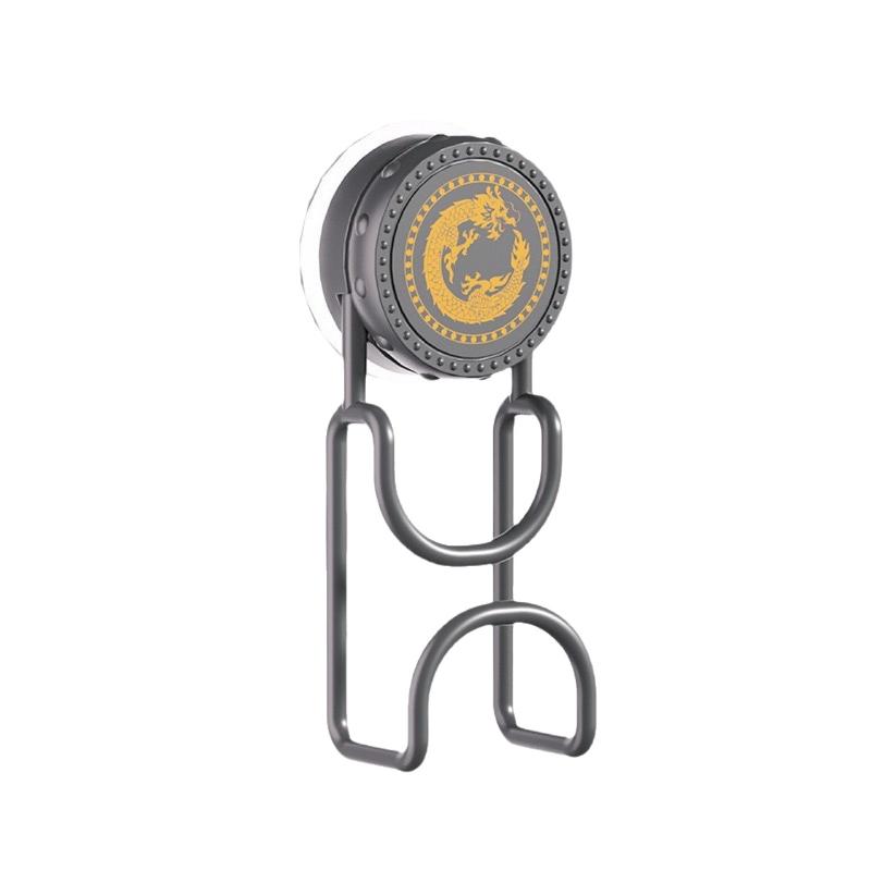 Vakuum Sugekop Vaskebalje Krog Uden Boring Justerbar Vaskebalje Opbevaringsstativ Aftagelige Bøjler Til Badeværelse Køkken Husholdning