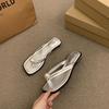 Fashion Rubber Flip Flops Slippers Women Summer String Bead Slides Female Shoes Fashion Hawaiian 2025 Beach Soft Luxury Flat Scandals