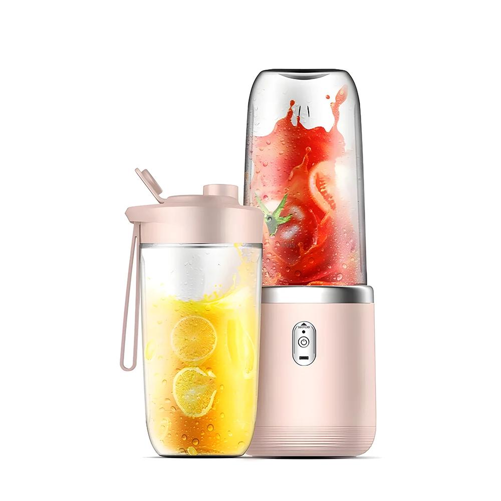 Electric Juicer Mini Rechargeable Multifunctional Portable Juice Extractors Cup Six Blades Delicate Household Outdoor Juicers