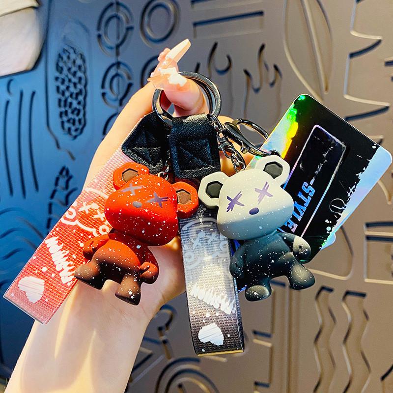 Resin Artistic Chameleon Bear Keychain Colorchanging Fun For Kids And Adults Alike