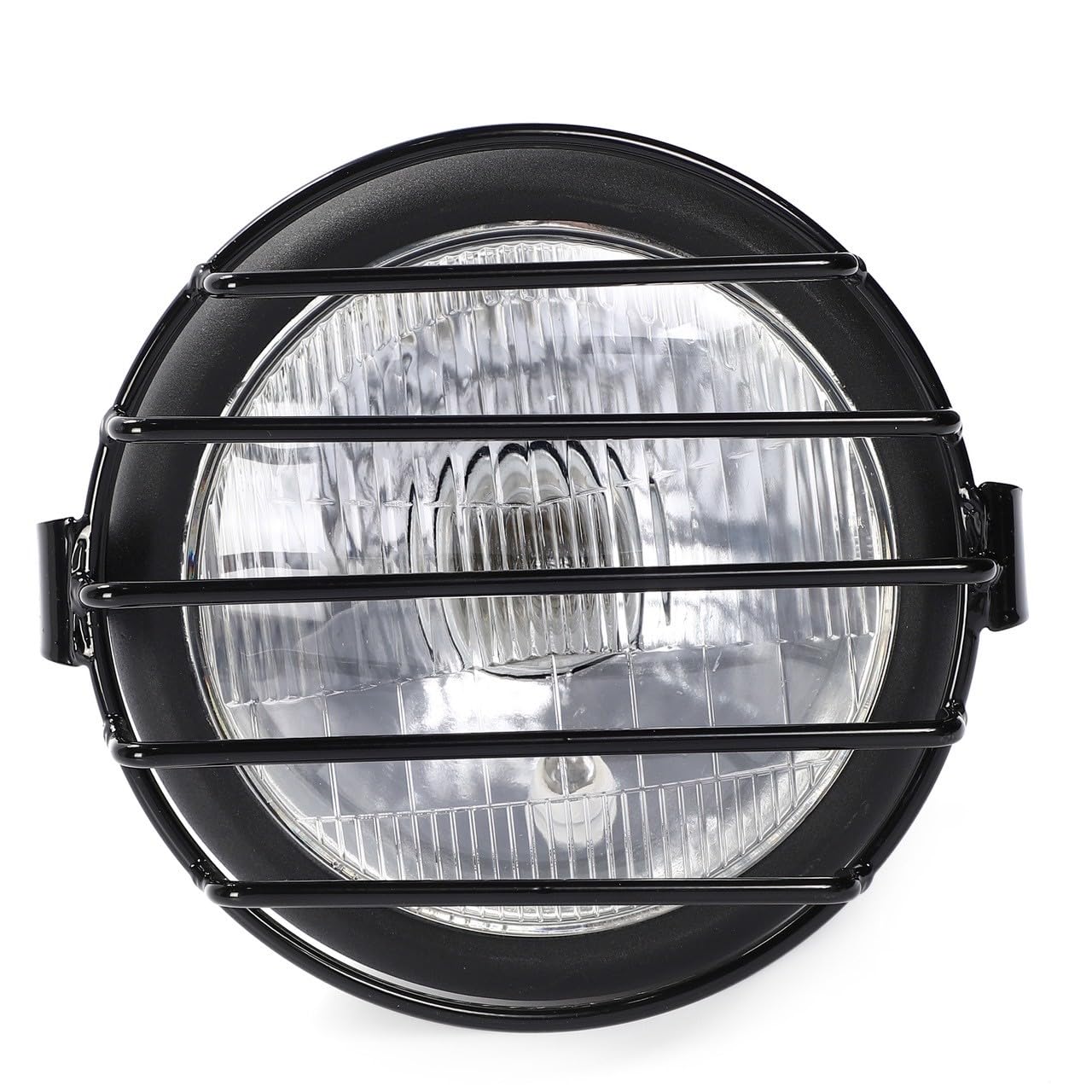 

Kanoan Bates Light Vintage 12V Фара с защитой Универсальная посадка для Honda Serow Serow Корпус с прозрачной 5,5-дюймовой линзой, TW225, TW250, 225, 250,