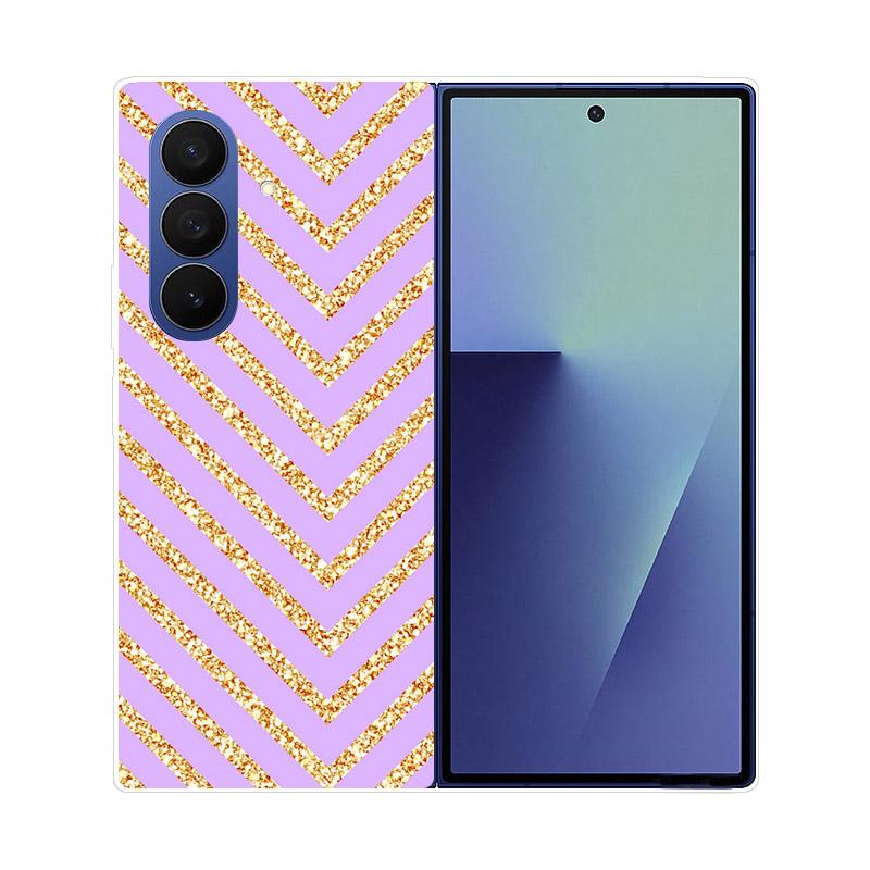 For Samsung Z Fold7 Case Clear Hard PC Folding Cover For Samsung Galaxy Z Fold 7 6 5 4 3 Fold6 Shockproof Transparent Back Funda