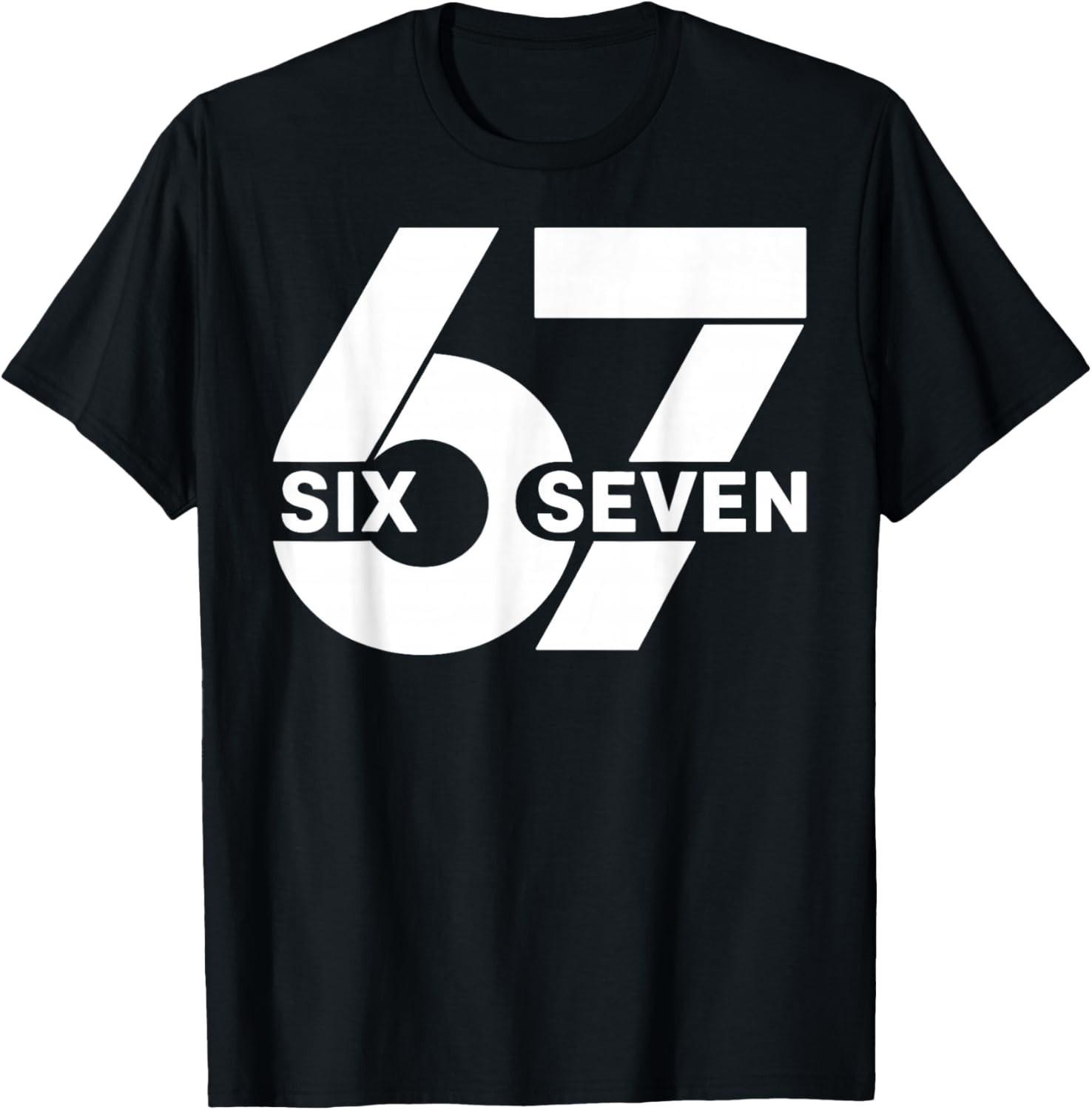 67 Six Seven Meme T-Shirt Mens Womens Tees Top unisex shirt XL