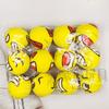 Jucărie Bilă Decompresie 63mm Față Zâmbitoare Emoji Galbenă din Spumă PU