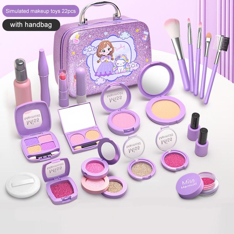 Youngsters Play Sets High-Quality Simulation High-Quality Cosmetics Collection Kit High-Quality Pretend High-Quality Makeup High-Quality Toys