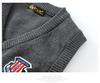 2025 Autumn Korean Kids' Knitted Sweater Vest - Girls & Boys College Style