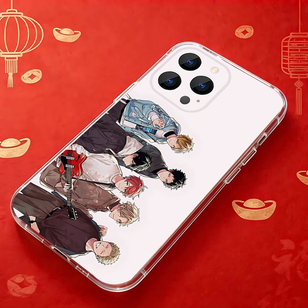 Comics G-Given Yaoi Anime Transparent soft case for iPhone 17,16,15,14,13,12,11,Pro,Max,Plus, X,XS,XR,SE4,E Mini