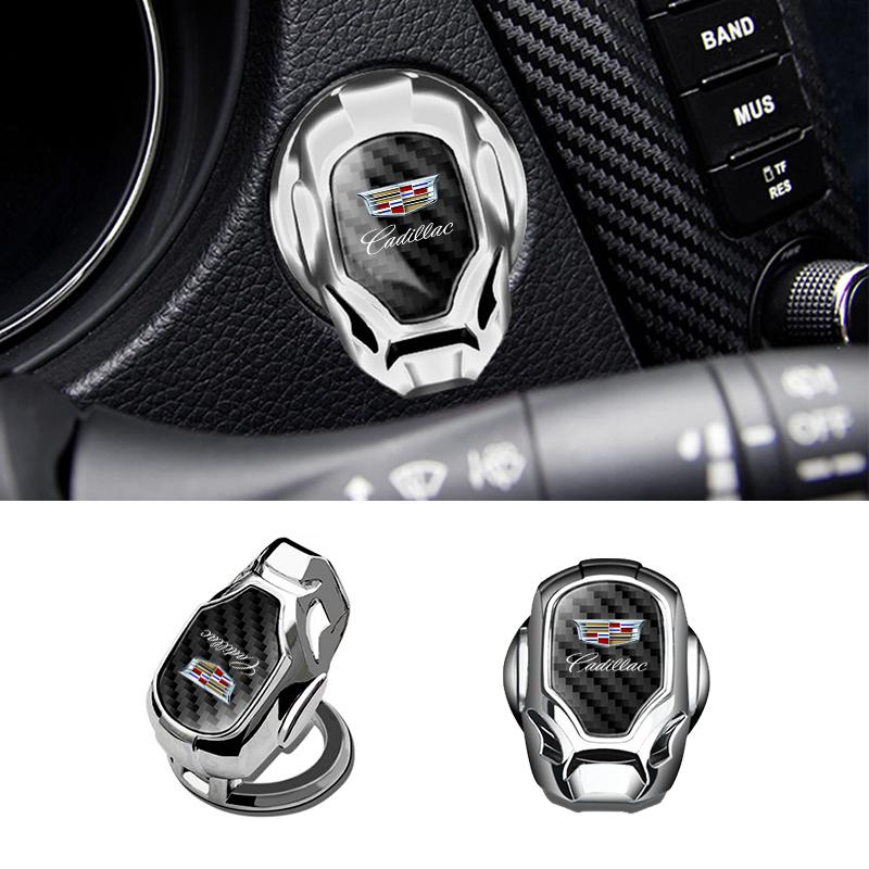 AABHQ1 Car Accessories One-click Start Button Sticker Protection Cover Decals For Cadillac Escalade CTS ATS SRX STS XT5 XT4 XT6 XTS CT4