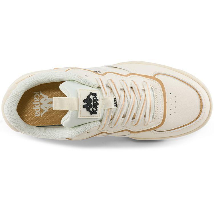 Kappa Low-Top Skate Shoes Unisex Shoes White Brown K0CY5CC90-0111