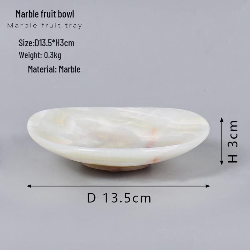 Abay Irregular Faux Jade Acrylic Snack Tray