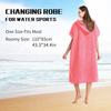 Quick Dry Hooded Towel Robe with Pocket Unisex One Size for Swimming Surfing Outdoor Sports Beach Activities