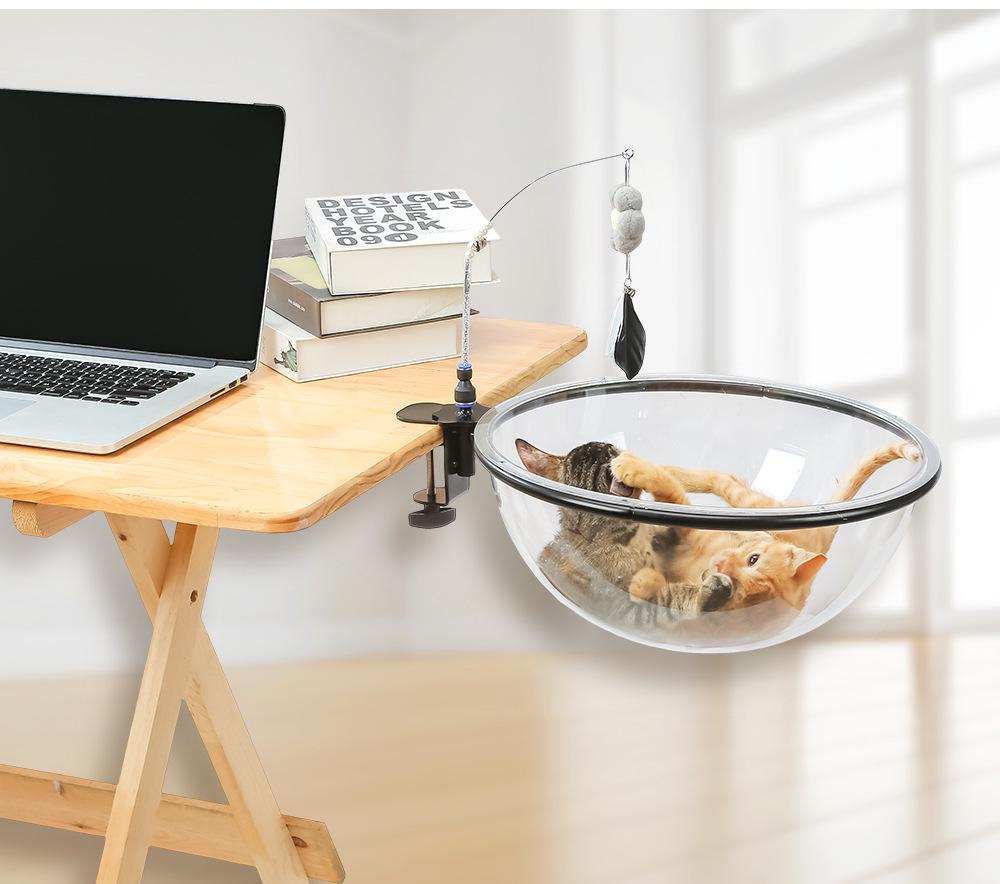 Rotating Cat Hammock and Bed - Universal Floating Desk Nest