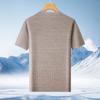 Men's Summer Knitted Short-Sleeved T-Shirt