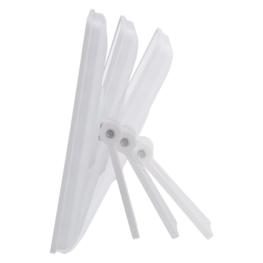 Fuji Boeki Actress Mirror Tabletop Mirror Width 17cm White Light LED Brightness Adjustable Angle 2way Power Supply USB Dry Battery 86653