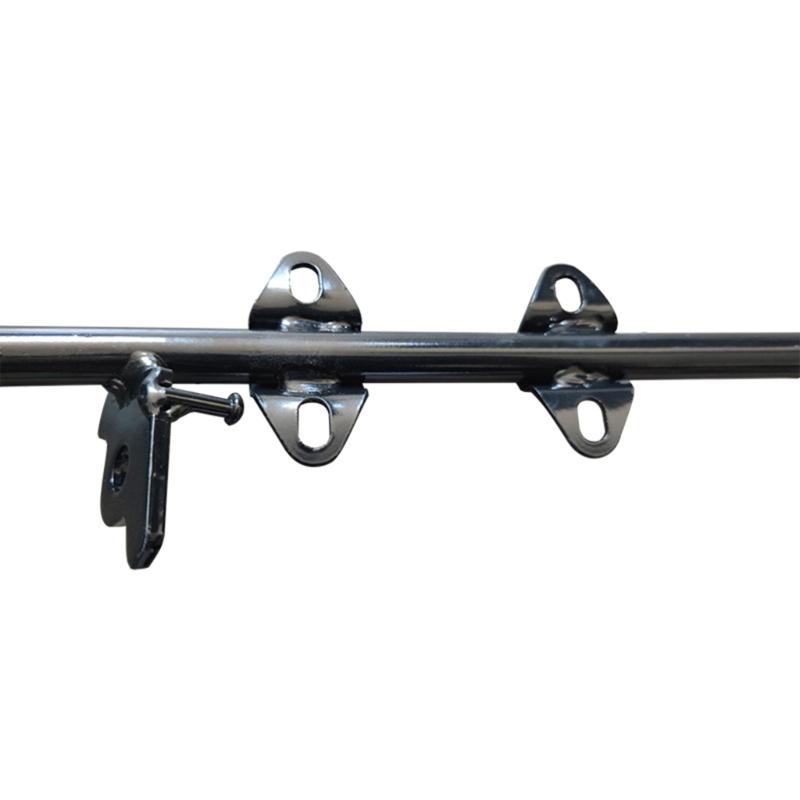 Metal CRF50 Footpeg Mount Assembly with Footpegs at Both Ends and Multiple Mounting Points for Motorcycle Footpeg Area Replacement and Maintenance