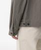 Musinsa Standard Nylon Crease Double Pocket Zip-Up Jacket [Khaki Grey]