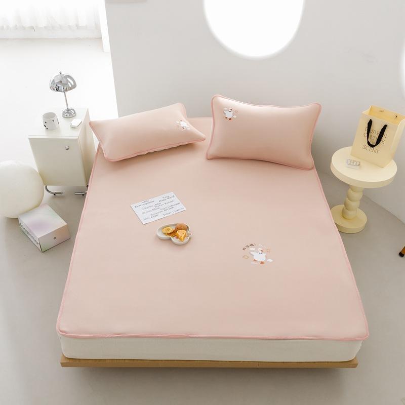 

Новый комплект из трех предметов для сна класса А из желе, летний коврик для сна, простой коврик из вискозного волокна, летний мягкий летний коврик для сна 150x200cm