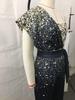 2026 Summer Luxurious Sequin One-shoulder Jumpsuit: A Chic Socialite Style