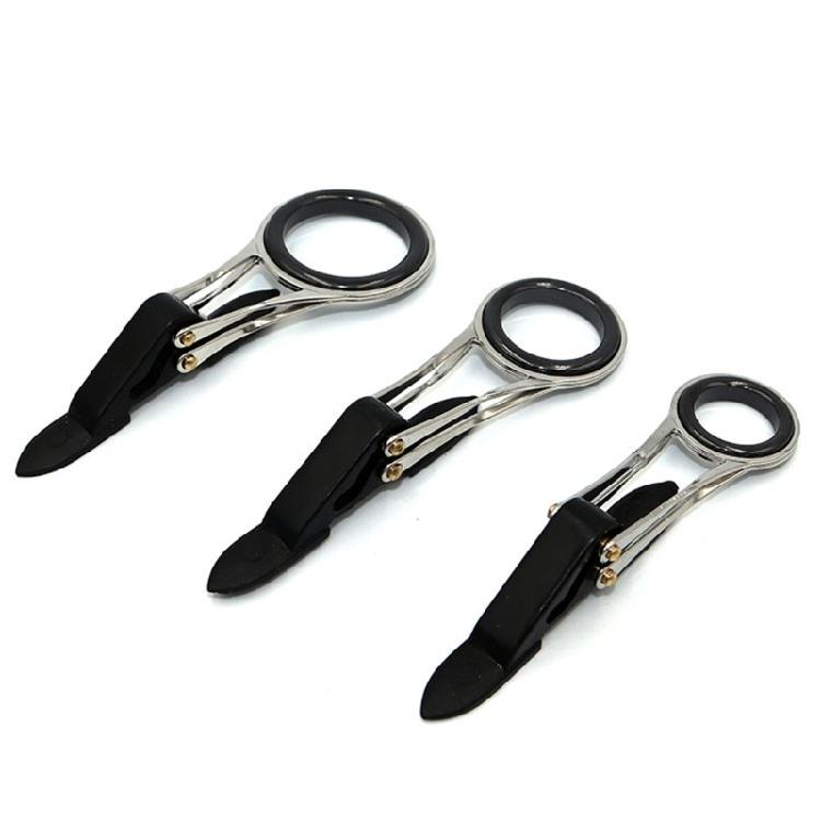 2Pcs Eye Rings Fishing Rod Wire Rings Fishing Accessories Fishing Line Guide Top Rings Foldable Rod Guide Top Rings