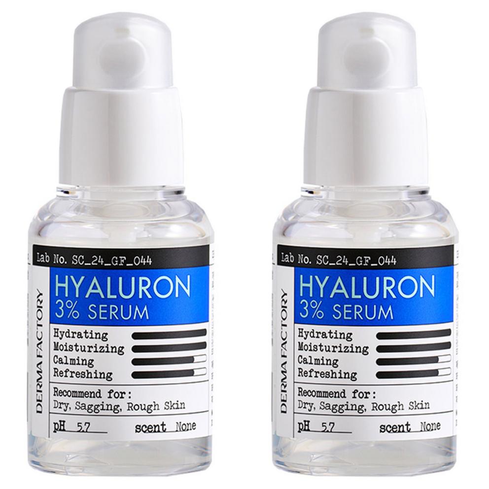 DERMA FACTORY Hyaluron 3% Serum, 30ml, 2EA