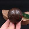 Adlerholz Walnuss Fitnessball Handball Adlerholz Ornamente Leder Schwarz Handwerk Griff
