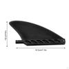 Surfboard Fin with Screw Curved Replacement SUP Accessory Thumb for Paddlers, Surfers,