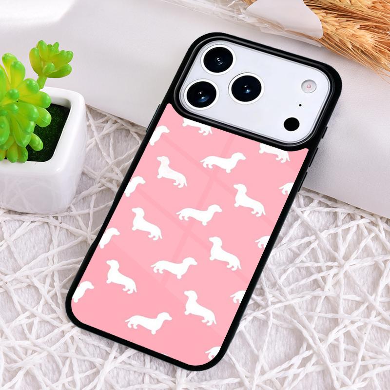 Dachshund Dog Phone Case for iPhone 17 Air 16 15 11 12 14 13 Pro Max Shockproof Cover