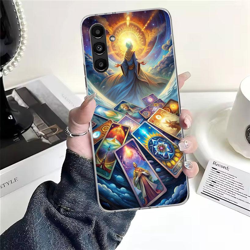 Witch Tarot Card Phone Case For Samsung Galaxy A13 A14 A15 A16 A17 A53 A54 A55 A56 A57 A33 A34 A35 A36 A37 A23 A24 A25 A26 Galax