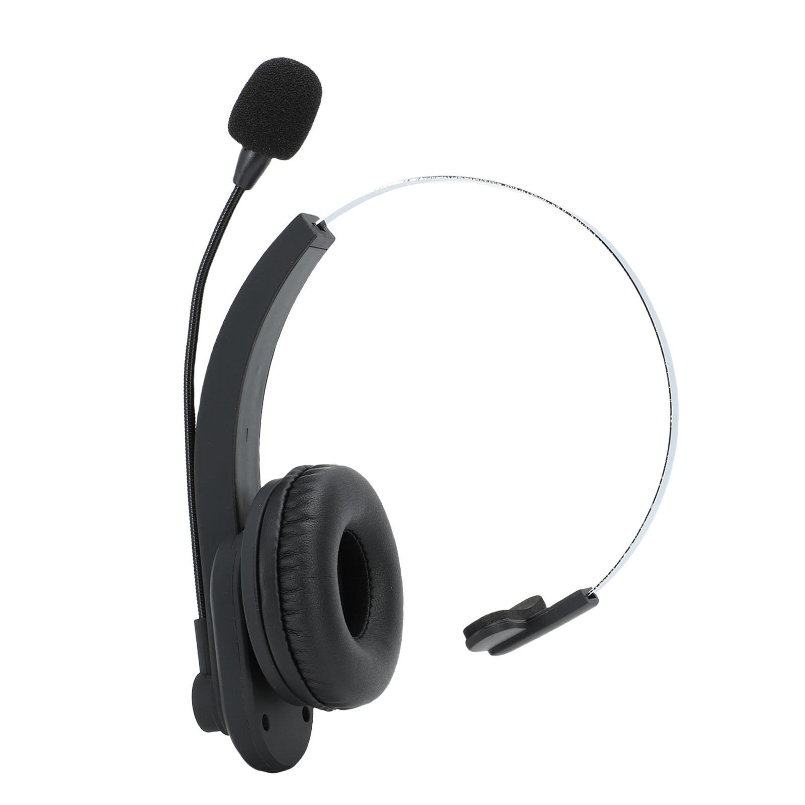 

Trucker Headset with USB Dongle Noise Cancelling Mic Single Ear Wireless Headset for PC Phone
