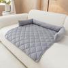 Corduroy Pet Pad with and Backrest for Dogs Cats