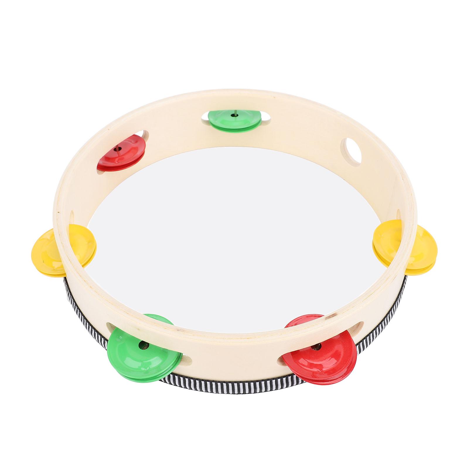 

Тамбурин барабан для детей и взрослых ручной музыкальный образовательный ударный инструмент 8 дюймов 20.3cm / 8in