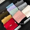 Korean atmosphere wool blended scarf women's autumn and winter versatile soft waxy warm couple scarf