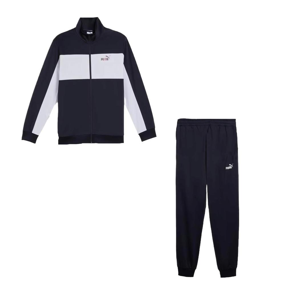 Puma Fashionable Comfortable Soft Versatile Casual Sports Suit Men Suits Navy-Blue 687740-16