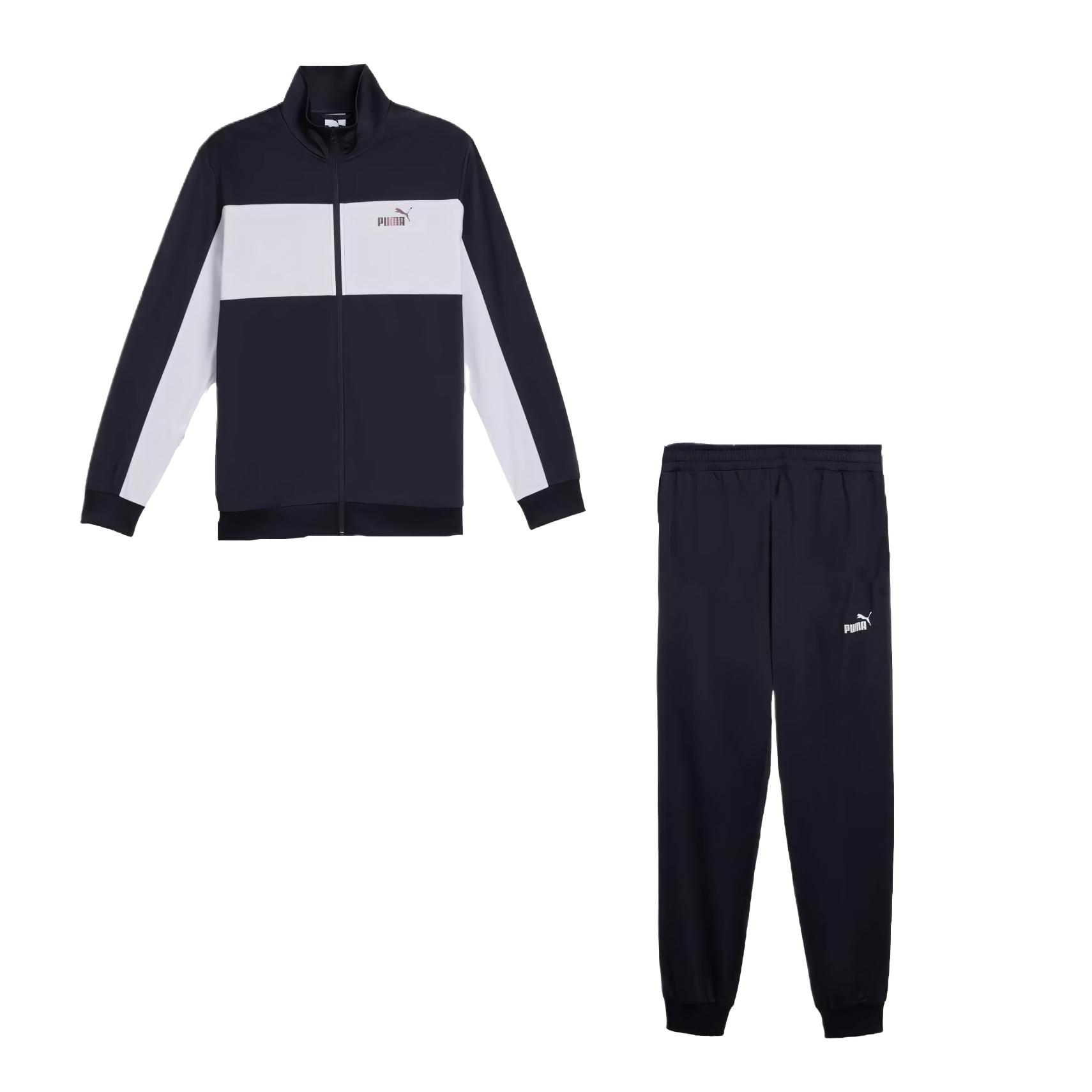 

Puma Fashionable Comfortable Soft Versatile Casual Sports Suit Men suits Navy-Blue 687740-16 L