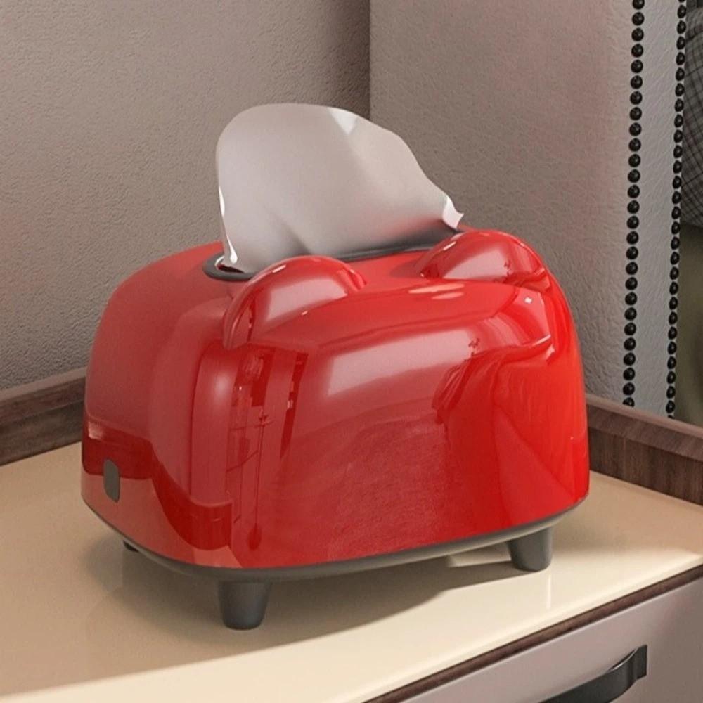 Multi-functional Desktop Tissue Box Plastic Phone Stand Holder Modern Napkin Dispenser  Bedroom
