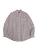 PSSHOPPER Pigment High-Density Damaged Shirt [Ash Brown]