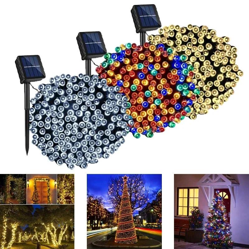 LED Bubble Ball Bee Solar String Lights Outdoor Waterproof Fairy Lights for Patio Garden Yard Easter Christmas Wedding Decor