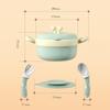 1 Set Suction Bowls For Baby With Anti-Slip And - Functions